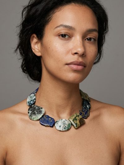 Collar: Jaspes, Lapislázuli