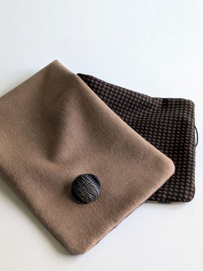Cuello Cuadros Cámel