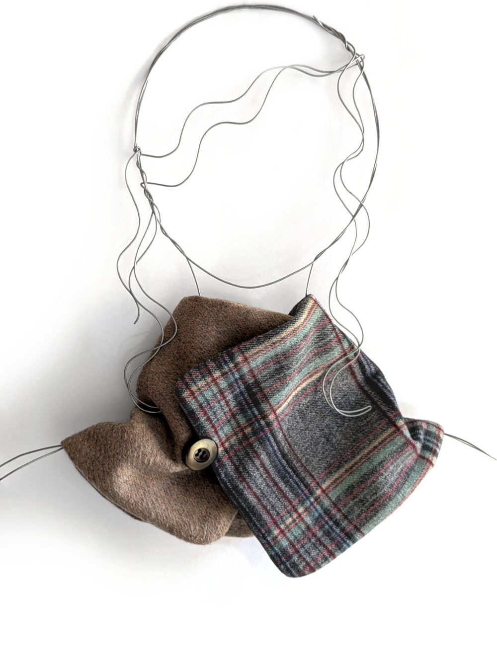 Cuello Tartán y Crema